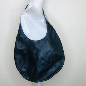 Lucky Brand Black Leather Shoulder Back